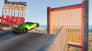 Carros contra Lasers no BeamNG Drive com Mods