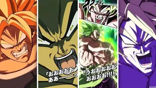 ALL ANIMATIONS!!! 9TH ANNIVERSARY DOKKANFEST LR SSJ BROLY SUPER ATTACKS! (DBZ: Dokkan Battle)