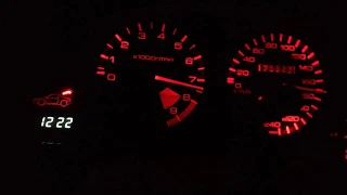 Honda Civic CRX DEL SOL 1.6 VTi Vtec acceleration 0-100 km/h