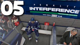 NHL24 - HE REALLY TRIED TO BEAT ME UP - MyCareer - PART 5