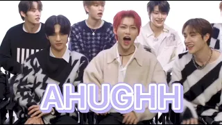 Stray Kids speaking the English language *chaotic*