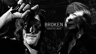 Daryl & Carol ~ Broken on the floor