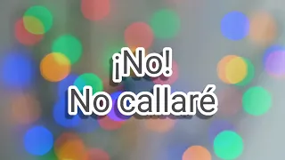 No callaré (pista) - Miel San Marcos