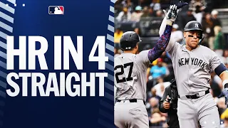 Aaron Judge’s bat delivers the verdict! 4th straight game with a homer! (17 on the season!)