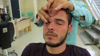 ASMR Turkish barber Face,Head and Upper Body Massage 124💆‍♂️👍💈