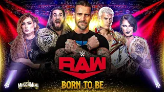 Wwe Raw "BORN TO BE" New Official Theme Song (Wwe MusicalMania)