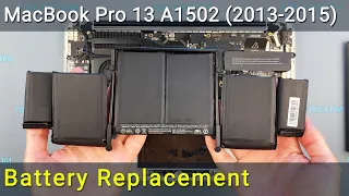 MacBook Pro 13 A1502 A1582 Battery Replacement