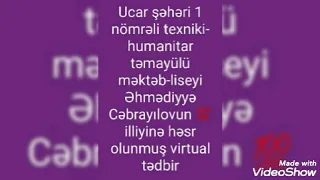 Əhmədiyyə Cəbrayılovun 100 illiyinə həsr olunmuş virtual tədbir.