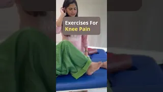 Knee Pain Exercises with Physiotherapist Prisha #shorts