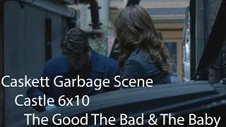 Castle - 6x10 "The Good The Bad & The Baby" Caskett Garbage Scene HD