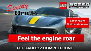 Lego Speed Champions Ferrari 812 Competizione set 76914 Build, Review and more.