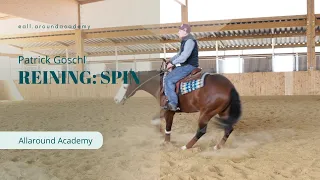 Reining: Spin Training mit Patrick Göschl