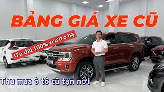 Bảng giá xe cũ mới nhất ngày 17/05/2024 giảm 100 trước bạ Auto Sài Gòn ​⁠@ThaiHocAuto