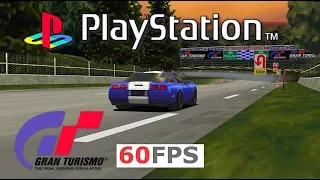 PS1 Gran Turismo 1 @ true 60fps 1440p 16:9 PCSXr-PGXP PC emu (1997)