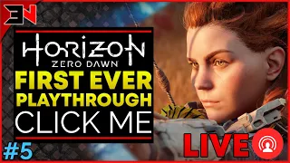 FIRST EVER HORIZON ZERO DAWN PLAYTHROUGH - Horizon Zero Dawn Lets Play Part 5 - Horizon Zero Dawn