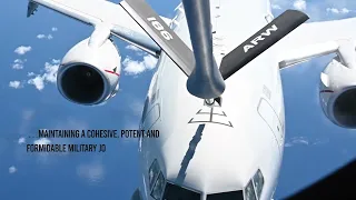 P-8A Poseidon missions with USAF KC-135