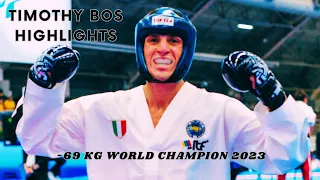 Timothy Bos Highlights | 69 kg ITF World Champion 2023