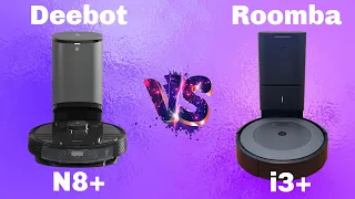 Best Auto Empty Robot Vacuum! Ecovacs Deebot N8+ vs iRobot Roomba i3+ Vacuum Wars!