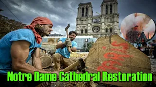 A Quick look inside and outside the Restoration of Notre Dame Cathedral Paris.