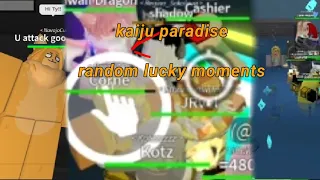 random lucky moments ig, 『kaiju paradise』