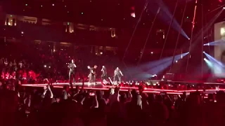 Backstreet Boys concert opening, DNA Tour 2019 at Honda Center in Anaheim, California USA.