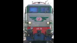 Manovre Treno storico E646 158  (4K)