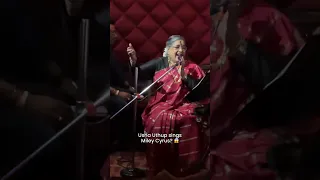 Usha Uthup Singing Miley's 'flowers' || treat to watch #trending #viral #youtube