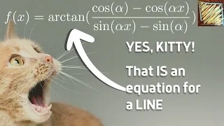 a NON-LINEAR equation for a LINE?!