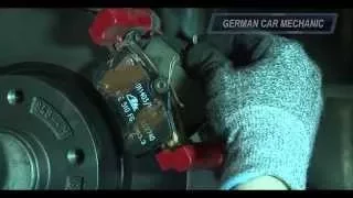 ✰ RENAULT MEGANE 2 & 3 ✰  How to rear brake replacement. Rotor and Pads change