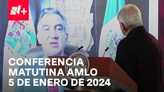 Conferencia mañanera AMLO hoy / 5 de enero de 2024