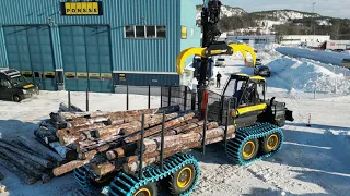 Mammoth at open house in Ponsse Örnsköldsvik