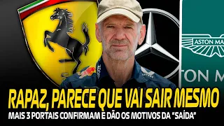 CASO NEWEY GANHA NOVAS INFORMAÇÕES E SAÍDA PARECE REALIDADE, MAS PARA QUAL EQUIPE?