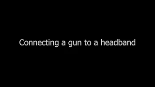 Connecting a gun to a headband