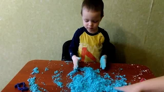 Опыты Эксперимент для детей делаем СНЕГ дома/ Experiments for children do SNOW at home