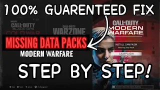 How to fix Modern Warfare Missing Data Packs