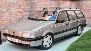 1:18 Volkswagen Passat B3 VR6 Variant 1988 Grey -KK-Scale- Diecast inside view #volkswagen #diecast