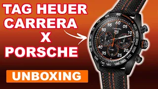 TAG Heuer Carrera X Porsche Orange Racing CBN2A1M.FC6526 Unboxing