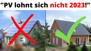 PV-Anlage 2023: Lohnt es sich noch?