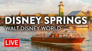 🔴 LIVE: A Relaxing Evening at Disney Springs | Walt Disney World Live Stream