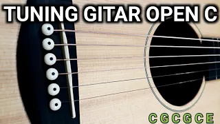 TUNING GITAR Open C (C G C G C E)