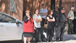 May 27, 2017  MUDANÇA DA IMAGEM DO SENHOR SANTO  CRISTO  NO WINNIPEG MB