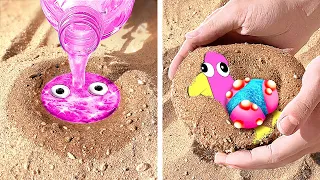 Opila Bird at the Sand?😱💜 Best Hacks and Crafts With Garten of BanBan