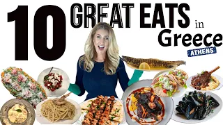 10 Great EATS in Athens Greece GREEK Food Vlog 2023 | Where to Eat in Athens Greece