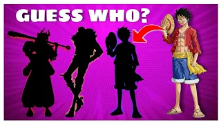 ONE PIECE SHADOW👤 QUIZ🕹️| Can You Guess The Anime Character?(Hard Anime Quiz) 30 Characters#anime