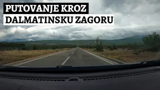 Driving in DALMATINSKA ZAGORA through DRNIŠ and SINJ to the HERZEGOVINA 🇭🇷