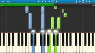 Europe - Carrie Piano Tutorial - How to play Carrie on piano - Synthesia