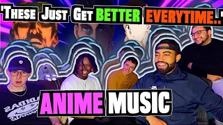 Non-Anime Fan Musicians REACT to ANIME OPENINGS AND ENDINGS | Pt. 4