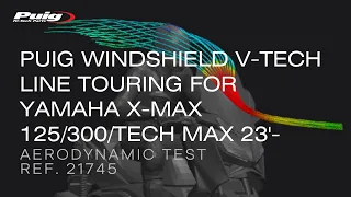 REF.21745 - WINDSHIELD V-TECH LINE TOURING FOR YAMAHA X-MAX 125/300/TECH MAX '23-