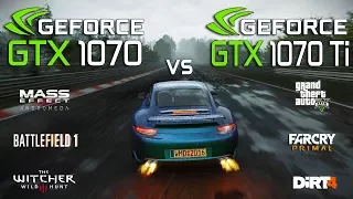 GTX 1070 Ti vs GTX 1070 Test in 7 Games