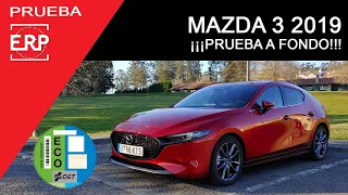 Nuevo MAZDA 3 2019 Skyactiv G Micro Híbrido. Test / Review / Prueba